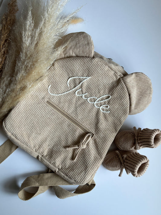 Cord bear toddler backpack