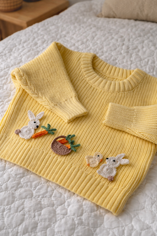 Easter theme jumpers with name