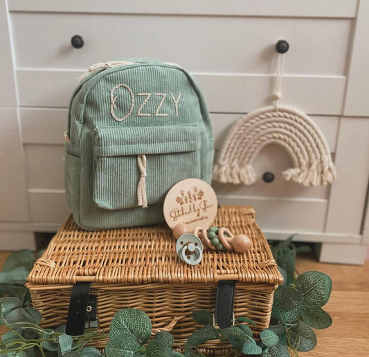 Toddler personalised backpack - NAME ONLY