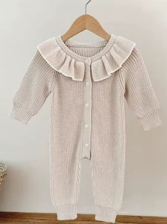 MATCHING frill collar romper - name only