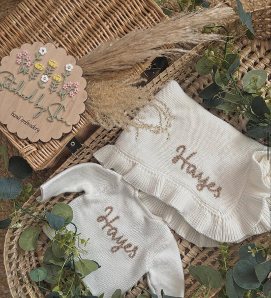 Frill blanket - NAME ONLY